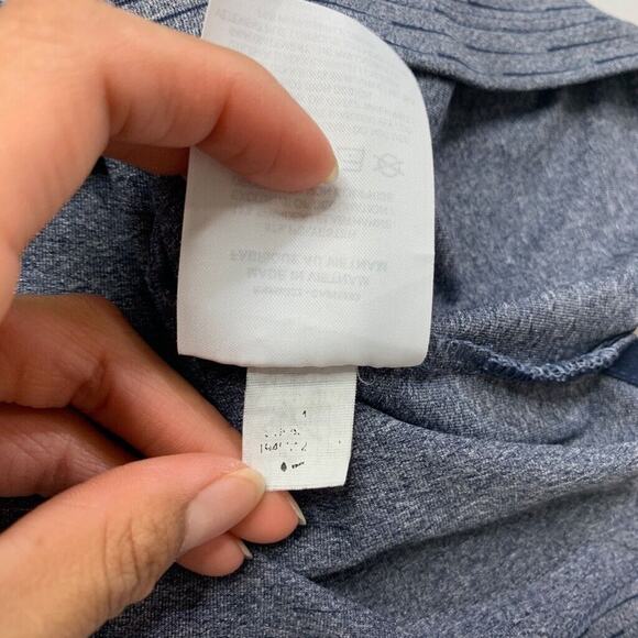 Nike Polo Shirt Mens M Navy Stretch Standard Fit Short Sleeve Performance Golf - Picture 7 of 9